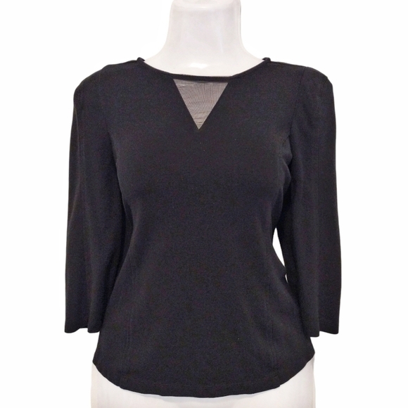 Forever 21 - Black 3 Quarter Sleeves Blouse - Picture 1 of 13